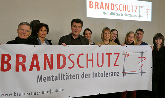 Das Organisationsteam der Veranstaltungsreihe (Foto: Uni Jena/ Kasper)