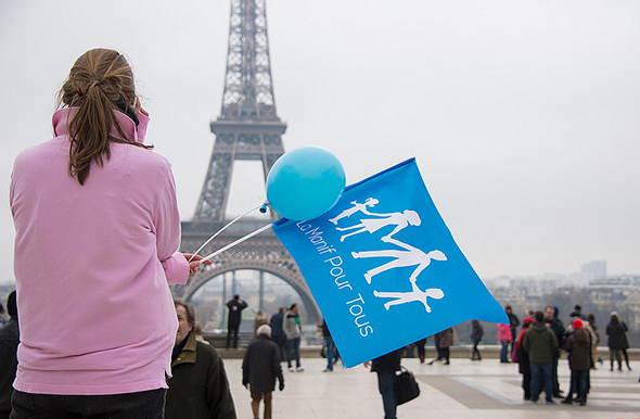 Protest mit Ausblick - Paris (Foto: flickr/ ANFAD)